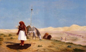  árabe - Oración en el desierto Árabe Jean Leon Gerome Islámico